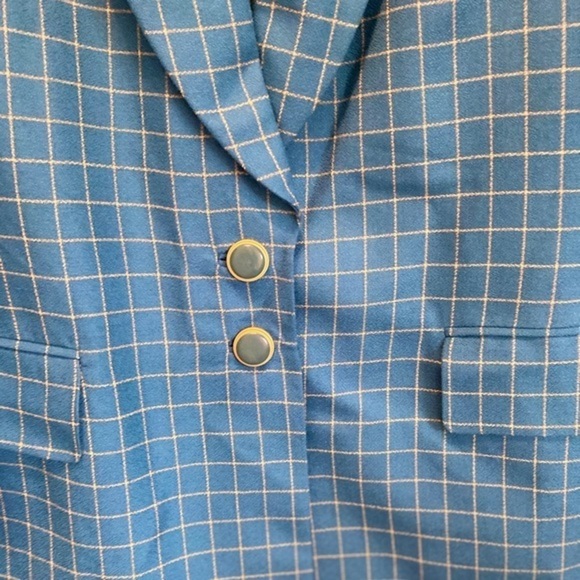 🌺JOHN  MEYER plaid  blazer SIZE 14 casual can be worn with denim, - Picture 2 of 11